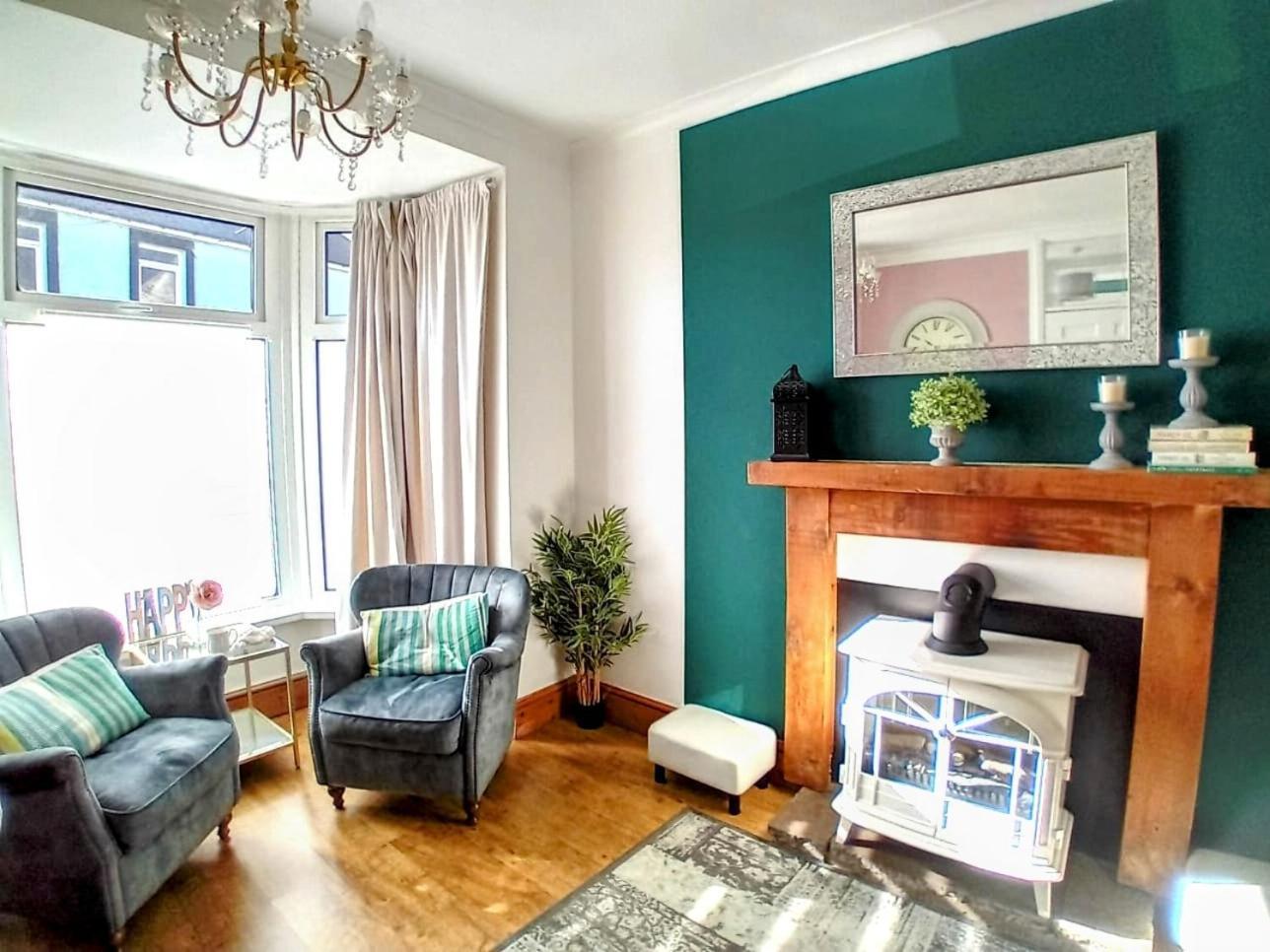 Coastal Family Stay 3-Bed Parking Wi-Fi Bridgend  Luaran gambar